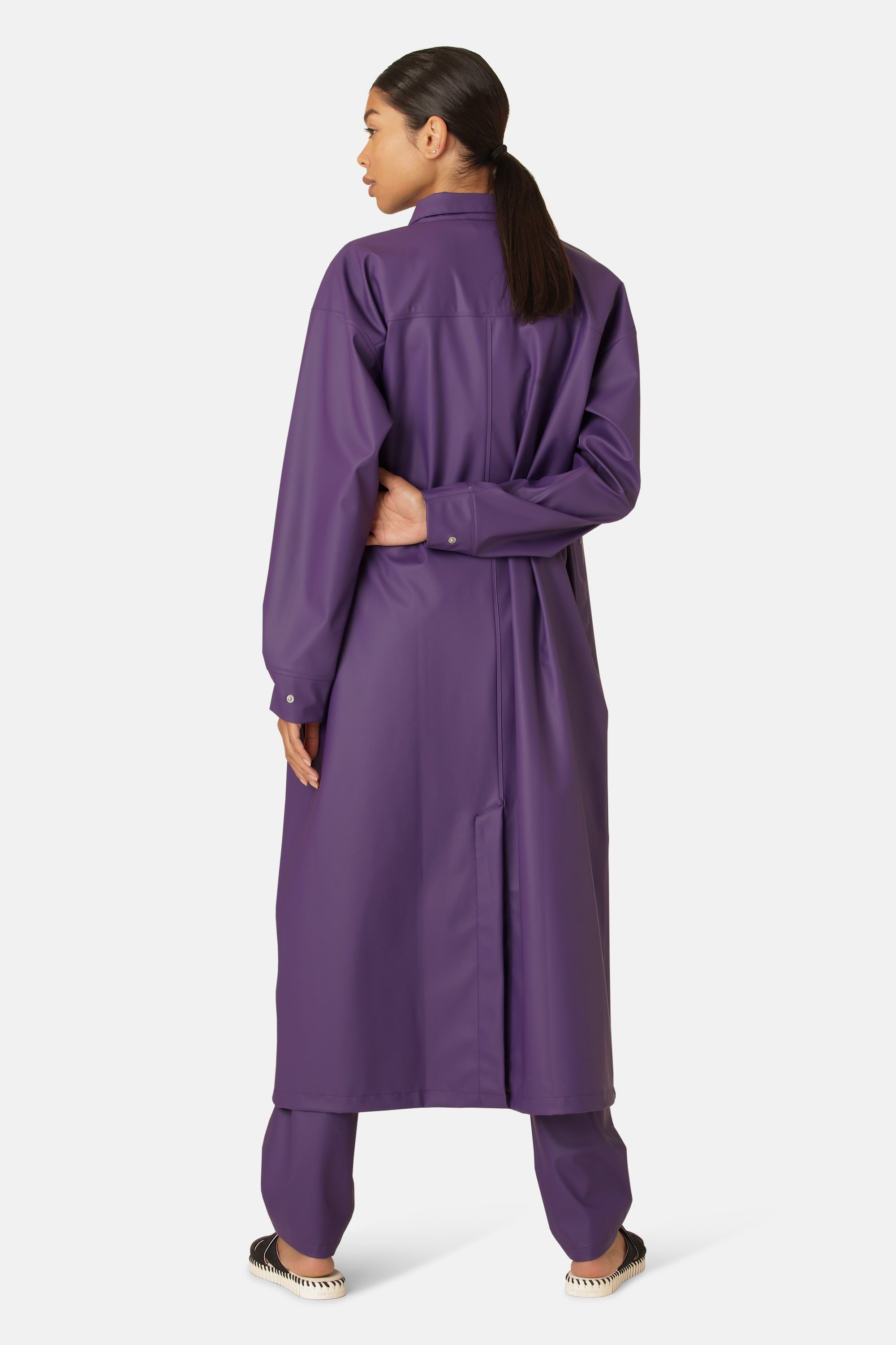 Ilse Jacobsen Hornbæk Rain Regenmantel Raincoat 552 Purple Rain